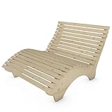 TUGA - Holztech Gartenliege Relaxliege Himmelsliege Ruhe-Vroni (Fichte)...
