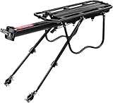 Fuqiduo Mountainbike Gepäckträger, verstellbar, Schnellmontage, 100kg...