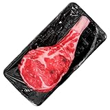 Abaodam Süßes Steakform Plüsch Quietschspielzeug für Welpen und...