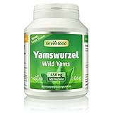 Yamswurzel (Wild Yams), 450 mg, hochdosierter Extrakt (mind. 20%...