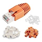 FGB 10Gbps RJ45 Stecker CAT 7 CAT 6A, 20 Stück Netzwerkstecker,...