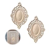 Holzornamente Für Möbel,Binblin 2PCS Holzornamente Für Schrank Onlay...