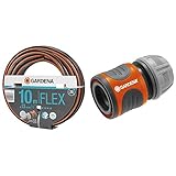 Gardena Comfort FLEX Schlauch 13 mm (1/2 Zoll), 10 m & Schlauchverbinder 13...