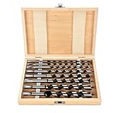 Cocoarm Holzbohrersatz Balkenbohrer 8-tlg 6-20mm Schlangenbohrer Holzbohrer...
