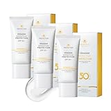 Ultra-leichter Sonnenschutz SPF 50+, Sonnencreme Gesicht, Unsichtbarer...