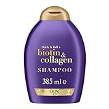 OGX Biotin & Collagen Shampoo (385 ml), kräftigendes Haarshampoo für...