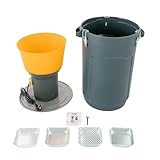 Getreidemühle Elektrisch 1300W 60L Mahlleistung 400KG/H Mühl Graingrinder...