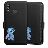 Klapphülle kompatibel mit Huawei P20 Lite Handyhülle aus Kunst Leder...