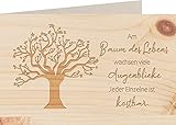 myZirbe Holzkarte - BAUM DES LEBENS - 100% handmade in Österreich -...