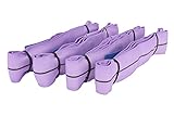 Sandax 4er-Set Profi Rundschlingen aus Polyester, Schlupf 1 Tonne (1t)...
