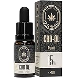 CBD Öl 15% aus BIO Kultivierung - Vollspektrum CBD Tropfen mit 1500mg CBD...