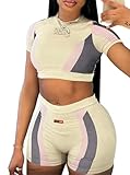 LovelyWholesale Damen-Trainingsanzug, langärmelig, Oberteil und Hose,...