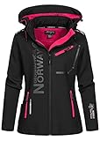 Geographical Norway Damen Softshell Funktions Outdoor Regen Jacke Sport (L,...