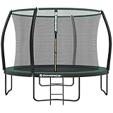 SONGMICS Trampolin Ø 305 cm, Gartentrampolin für Kinder mit...