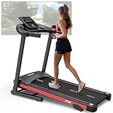 PASYOU Klappbares Laufband für Zuhause,2.0PS,1-12KM/H Laufbänder mit...