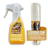 EMMA Lederfett farblos + Sattelseife I Sattelfett für Glattleder l...