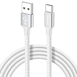 USB C Kabel Weiß, 2M USB A auf USB C Kabel Schnellladekabel USBC für...