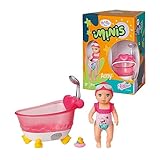 BABY born Minis Badewannen-Spielset mit Minis-Puppe Amy und Ente, 906101...