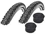 Set: 2 x Schwalbe Black Jack Reifen 26x2.25/57-559 + Conti SCHLÄUCHE...