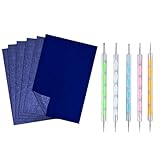 Foemey Transferpapier mit Präge-Stift, 200 Blatt Transparentpapier,...