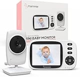 Mammie Tragbares Babyphone Mit Kamera, 360 Grad Kamera, Babyphone Ohne...