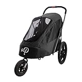 Petique Breeze Große Hundebuggy Hundewagen wandelbar Fahrradanhänger für...