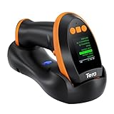 Tera Barcode-Scanner Kabellos Ladestation: 1D 2D QR mit digitalem...