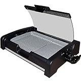 Syntrox Tischgrill Strivasa mit Keramik Grillplatte, Elektrogrill 2200...