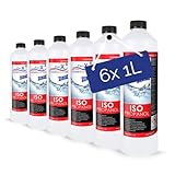 Isopropanol 2-Propanol Isopropylalkohol 99,9% Reiniger – 6x1 Liter Bundle...