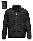 Outdoor Ventures Herren Steppjacke Leichte Warme Übergangsjacke Packbare...