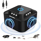 Mäuseschreck, 4 in 1 Mäuseschreck 360° Ultraschall Mäuseschreck Plug In...