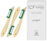 Trumpf-As 3er Set Solinger Spargelschäler – Edelstahl, extrem scharf,...