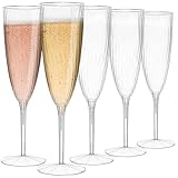 OTOB Champagnerflöten aus Kunststoff, wiederverwendbar, kristallklar,...