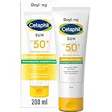 CETAPHIL SUN Sensitive Gel-Creme SPF 50+, 200ml, Sonnencreme für...