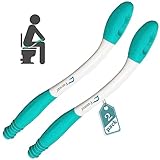 2 Stück Abwischhilfe für Po - Toilettenhilfe zum Abwischen des Gesäßes,...