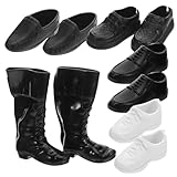 BESTonZON 25 Paare Puppenverkleidungsschuhe Männer Puppenschuhe Minischuhe...