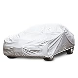 casa pura Autoabdeckung Vollgarage für Winter & Sommer | Silber | passende...