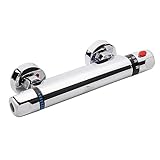 Uten Thermostatisches Brausebatterie, 2-Griff-Wand-Thermostat-Duscharmatur,...