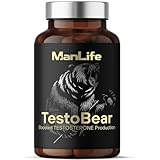 Natürlicher Testosteron Booster für Männer - TestoBear 90 vegane Kapseln...