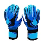 LIbgiubhy Verdickte Latex Fußballhandschuhe Nonslip Football Torhüter...
