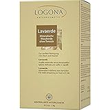 LOGONA Naturkosmetik Lavaerde Pulver, reinigende Tonerde für Haar &...