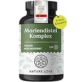 NATURE LOVE® Mariendistel, Artischockenextrakt, Löwenzahn & Desmodium...