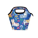 Chic American Cats Mini-Lunch-Tasche mit gebogenem Griff, Kühlbox (prop2),...