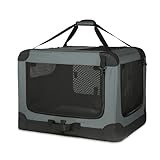 Amazon Basics Tragbarer, faltbarer Reisezwinger mit weichen Seiten und 4...