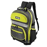 RYOBI Werkzeug-Rucksack RSSBP1 (600-Denier Polyester Korpus, Gepolsterte...