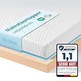 Ella Topper 180x200cm H3 H2 7cm hoch, Matratzentopper 180x200cm Gel-Memory-...