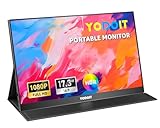 Yodoit Portable Monitor 17,3 Zoll 100% sRGB 1920 × 1080 FHD Tragbarer...