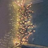 Generico Lichterbaum | Weidenlichter mit rosa Blumen | 8 Modi zur...