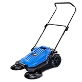 Kanwod KGAMS-6520 manuelle Kehrmaschine mit 18-Liter-Tank | Laubsammler...