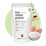 Bio Eiklar-Pulver, reines-Eiweiss-Protein aus Bio-Ei, zum Kochen, Backen...
